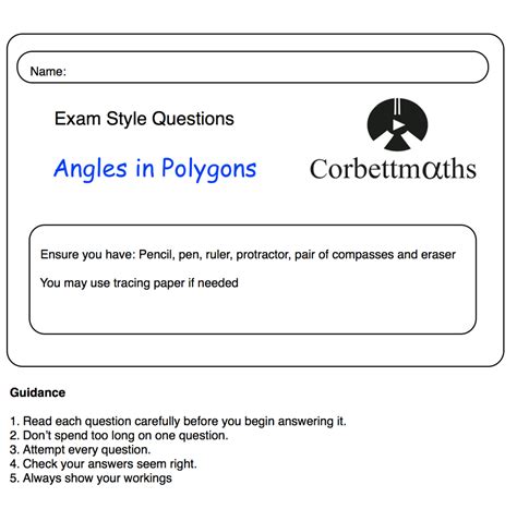 corbettmaths polygons